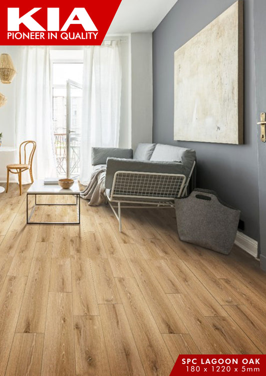 SPC 5mm with IXPE foam KIA - Lagoon Oak