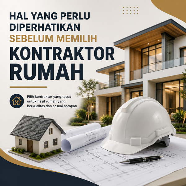 3 Hal yang Perlu Diperhatikan Sebelum Memilih Kontraktor Rumah