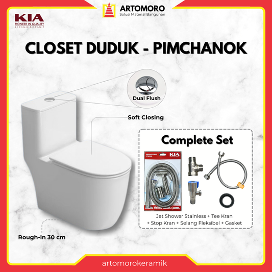 One Piece Toilet Pimchanok - KIA | Kloset Duduk RI-30cm