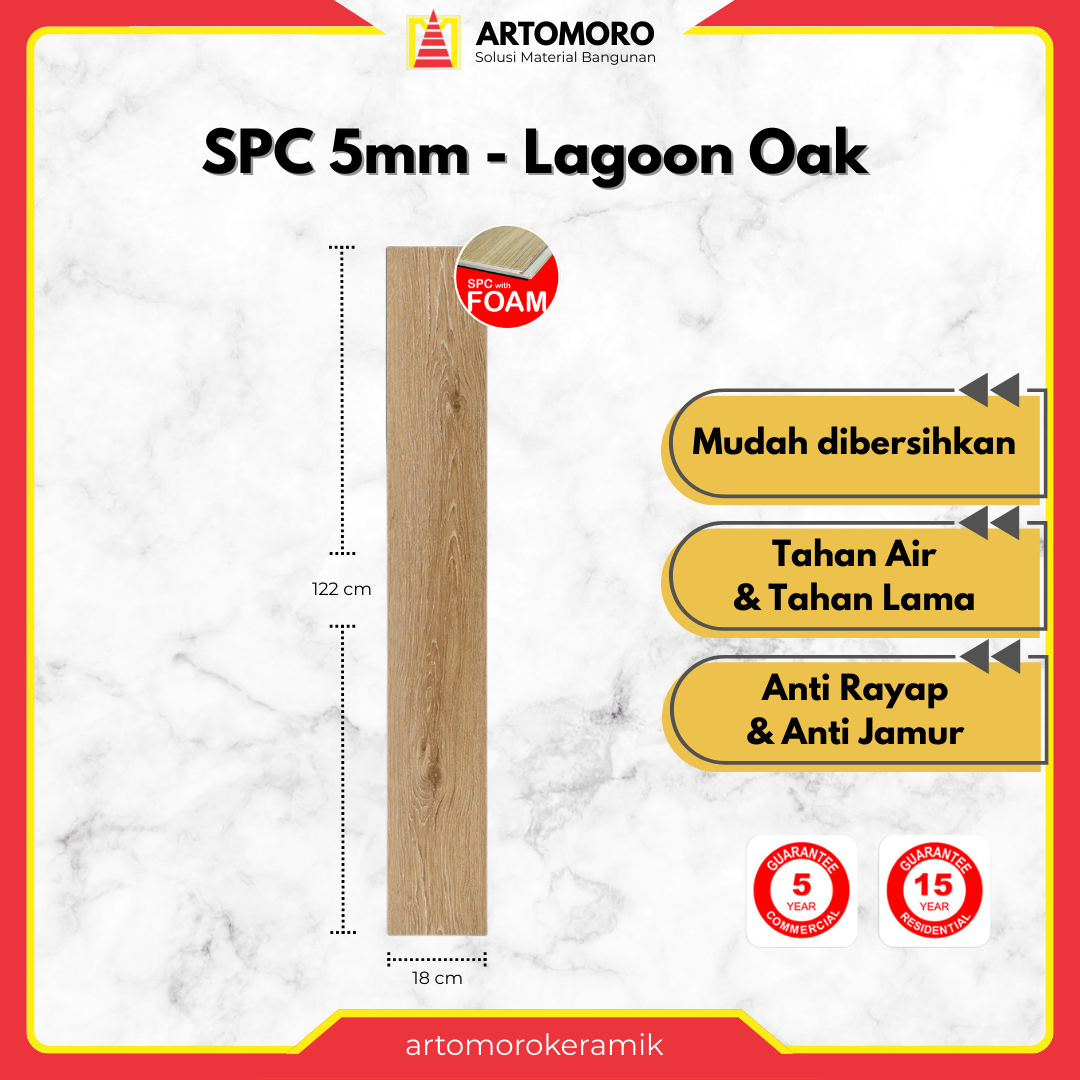 SPC 5mm with IXPE foam KIA - Lagoon Oak