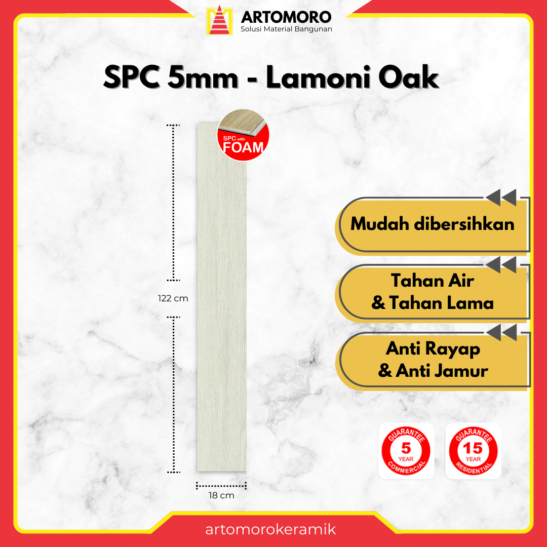 SPC 5mm with IXPE foam KIA - Lamoni Oak
