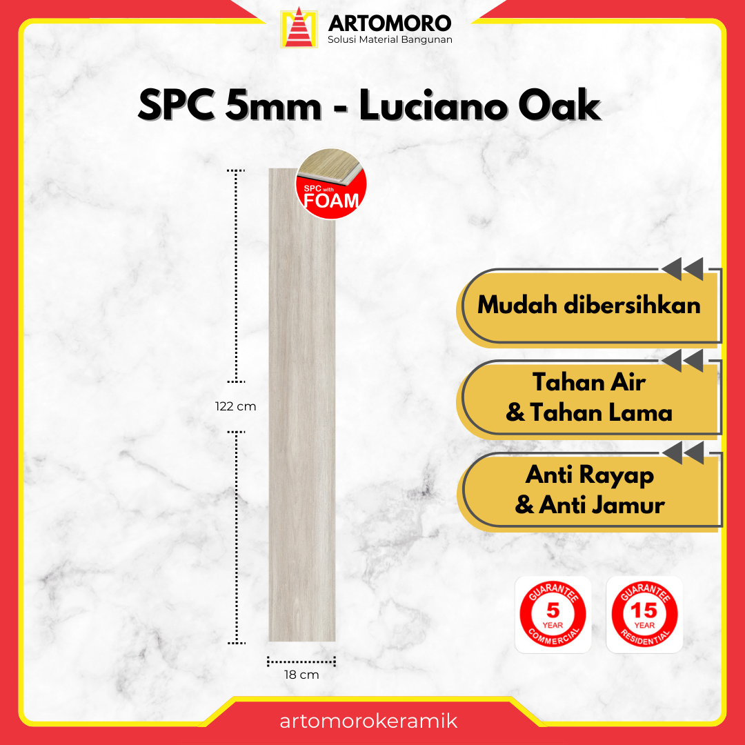 SPC 5mm with IXPE foam KIA - Luciano Oak
