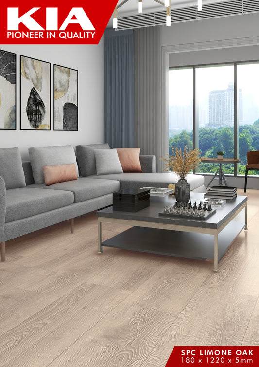 SPC 5mm with IXPE foam KIA - Limone Oak